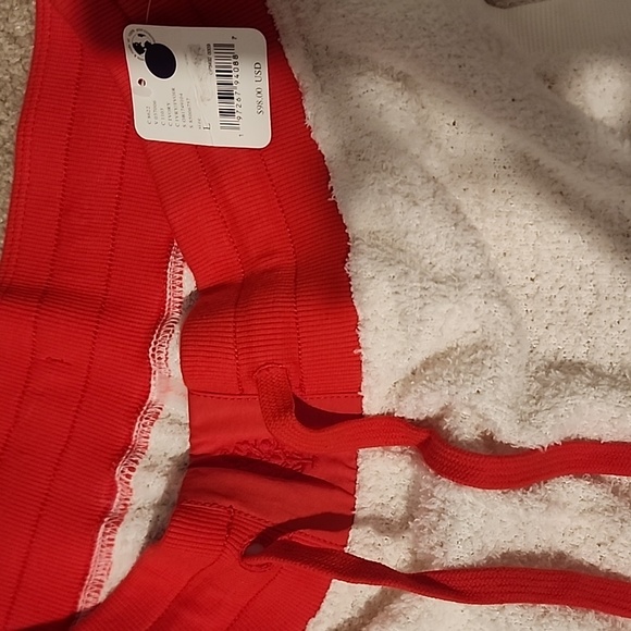 NWT FP Movement by Free People Cuddle Up Pants Size Large in Ivory - Picture 5 of 6